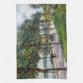 Alfred Sisley - Laan van Kastanjebomen Theedoek (Verticaal)