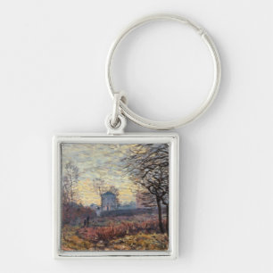 Alfred Sisley   Landschap nabij Louveciennes Sleutelhanger