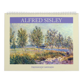 Alfred Sisley Landschappen 2026 Kalender