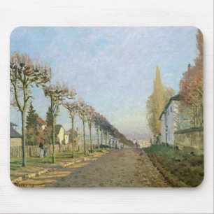 Alfred Sisley   Machinestraat Louveciennes Muismat
