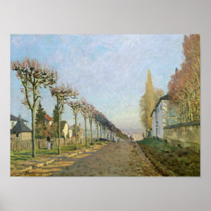 Alfred Sisley   Machinestraat Louveciennes Poster