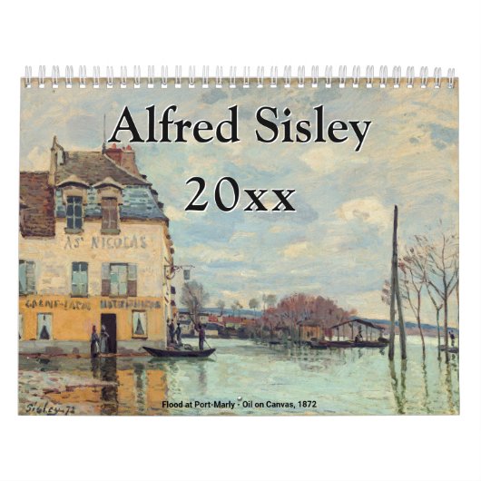 Alfred Sisley Masterstuks Selection Calendar Kalender (Hoes)