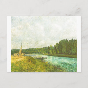 Alfred Sisley - Matrijs Ufer der Oise 1878-1880 Briefkaart