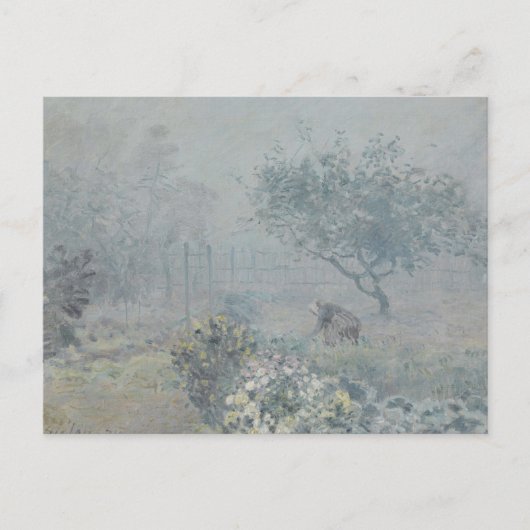 Alfred Sisley - Mist, Voisins Briefkaart (Voorkant)