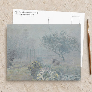 Alfred Sisley - Mist, Voisins Briefkaart