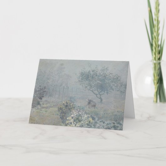 Alfred Sisley - Mist, Voisins Kaart (Voorkant)