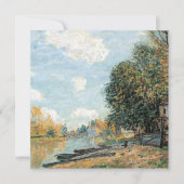 Alfred Sisley Moret over de oevers van de rivier d (Voorkant)