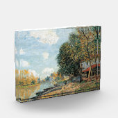 Alfred Sisley Moret over de oevers van de rivier d Fotoblokken (Links)