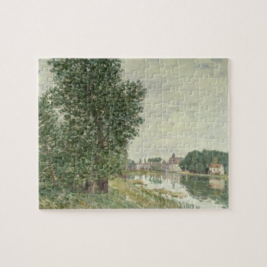 Alfred Sisley | Moret-sur-Loing Legpuzzel (Horizontaal)