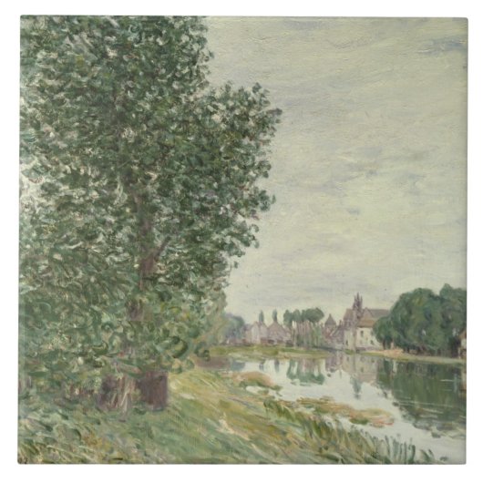 Alfred Sisley | Moret-sur-Loing Tegeltje (Voorkant)