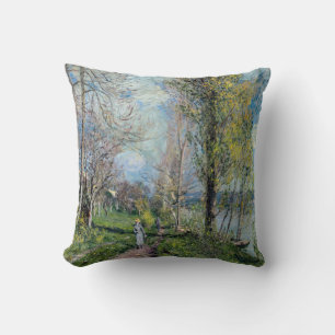 Alfred Sisley - Oevers van de Seine bij By Kussen