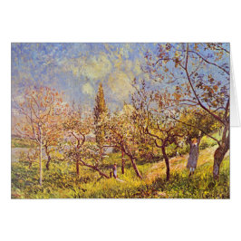 Alfred Sisley Orchard in het voorjaar