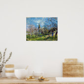 Alfred Sisley Orchard in lente Poster (Keuken)