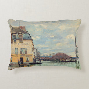 Alfred Sisley - Overstroming bij Port-Marly 1872 Accent Kussen