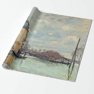 Alfred Sisley - Overstroming bij Port-Marly 1872 Cadeaupapier