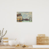 Alfred Sisley - Overstroming bij Port-Marly 1872 Poster (Keuken)