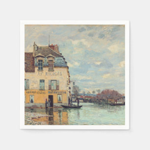 Alfred Sisley - Overstroming bij Port-Marly 1872 Servet
