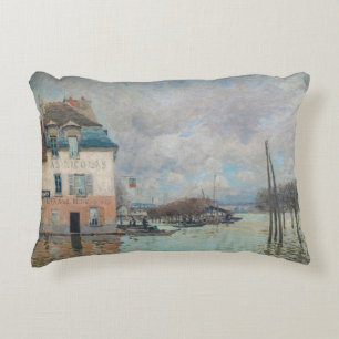 Alfred Sisley - Overstroming bij Port-Marly 1876 Accent Kussen