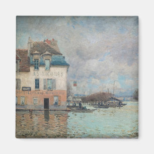 Alfred Sisley - Overstroming bij Port-Marly 1876 Magneet