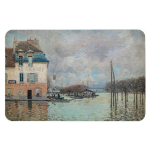 Alfred Sisley - Overstroming bij Port-Marly 1876 Magneet