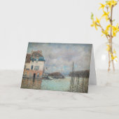 Alfred Sisley - Overstroming bij Port-Marly Kaart (Gele Bloem)