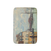 Alfred Sisley - Overstroming in Port-Marly 1872 Badmat (Voorkant Verticaal)