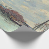 Alfred Sisley - Overstroming in Port-Marly 1872 Cadeaupapier (Hoek)