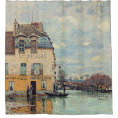 Alfred Sisley - Overstroming in Port-Marly 1872 Douchegordijn (Voorkant)