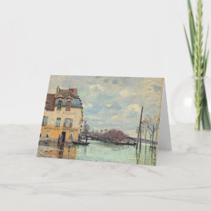 Alfred Sisley - Overstroming in Port-Marly 1872 Kaart