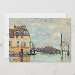 Alfred Sisley - Overstroming in Port-Marly 1872 Kaart