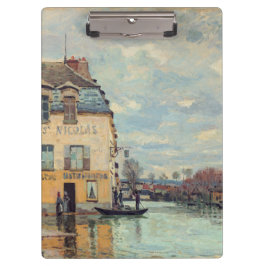 Alfred Sisley - Overstroming in Port-Marly 1872 Klembord
