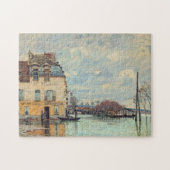 Alfred Sisley - Overstroming in Port-Marly 1872 Legpuzzel (Horizontaal)