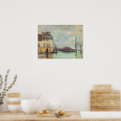 Alfred Sisley - Overstroming in Port-Marly 1872 Poster (Keuken)