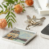 Alfred Sisley - Overstroming in Port-Marly 1872 Sleutelhanger (Zijkant)