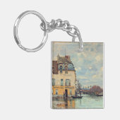 Alfred Sisley - Overstroming in Port-Marly 1872 Sleutelhanger (Voorkant Links)