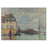 Alfred Sisley - Overstroming in Port-Marly 1872 Snijplank (Voorkant)