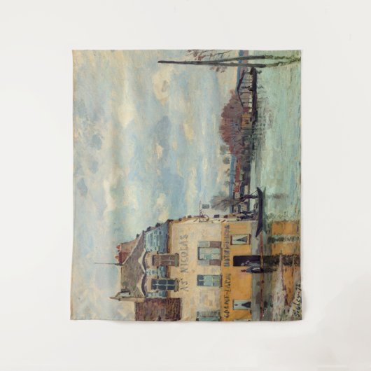 Alfred Sisley - Overstroming in Port-Marly 1872 Wandkleed (Voorkant)