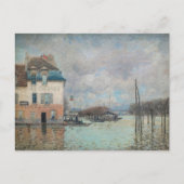Alfred Sisley - Overstroming in Port-Marly 1876 Briefkaart (Voorkant)