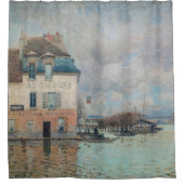 Alfred Sisley - Overstroming in Port-Marly 1876 Douchegordijn (Voorkant)