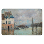 Alfred Sisley - Overstroming in Port-Marly 1876 Magneet (Horizontaal)
