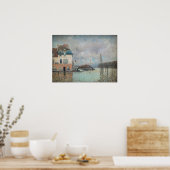 Alfred Sisley - Overstroming in Port-Marly 1876 Poster (Keuken)