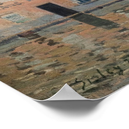 Alfred Sisley - Overstroming in Port-Marly 1876 Poster (Hoek)