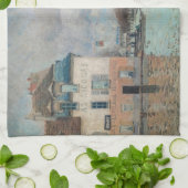 Alfred Sisley - Overstroming in Port-Marly 1876 Theedoek (Gevouwen)