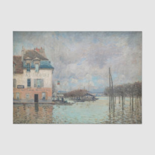 Alfred Sisley - Overstroming in Port-Marly 1876 Tissuepapier