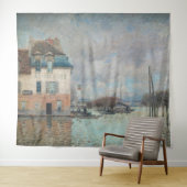 Alfred Sisley - Overstroming in Port-Marly 1876 Wandkleed (In Situ (horizontaal))