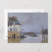 Alfred Sisley | Overstroming in Port-Marly Briefkaart (Voorkant / Achterkant)