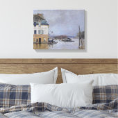 Alfred Sisley | Overstroming in Port-Marly Canvas Afdruk (Insitu (Slaapkamer))
