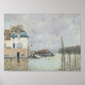 Alfred Sisley | Overstroming in Port-Marly Poster (Voorkant)
