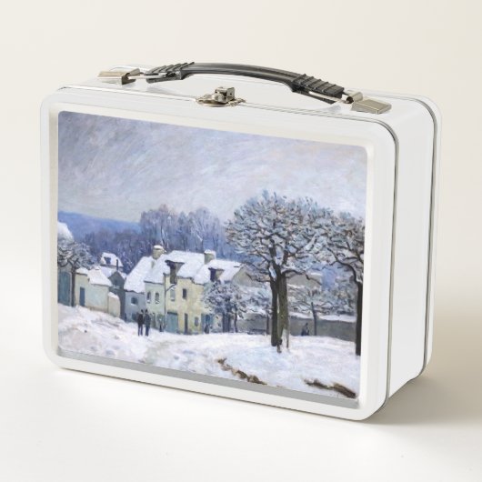 Alfred Sisley - Place Chenil in Marly, Sneeuw Effe (Voorkant)