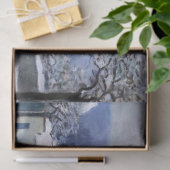 Alfred Sisley - Place Chenil in Marly, Sneeuw Effe Tissuepapier (Geschenk)